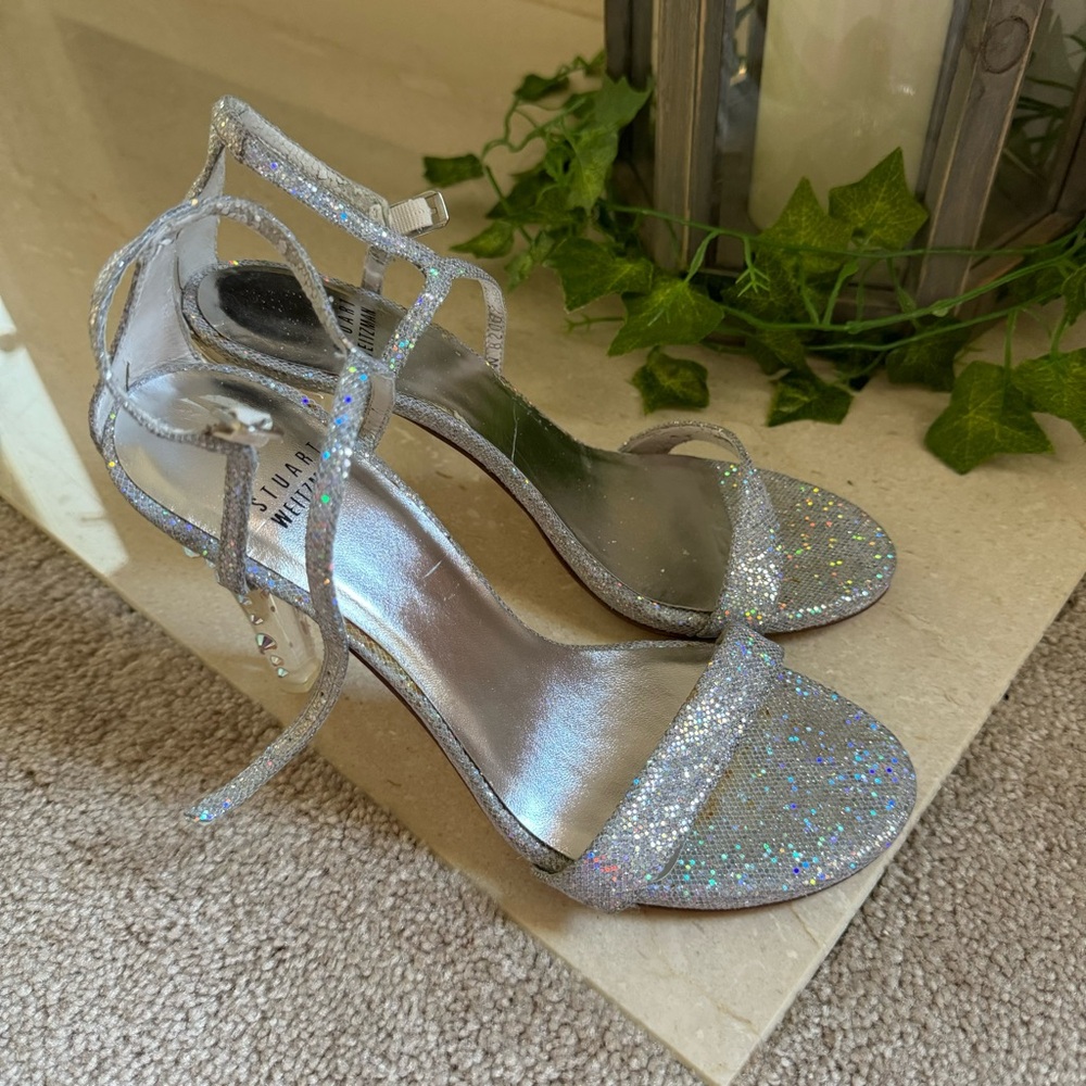 Stuart Weitzman Rhinestone Heel - Picture 3 of 14